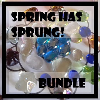 Preview of BUNDLE - SPRING HAS SPRUNG! activities & resources ESPAÑOL / ENGLISH