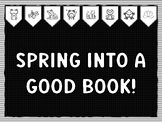 SPRING INTO A GOOD BOOK! Frog Bulletin Board Kit, Ready to