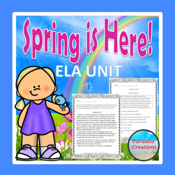 Preview of SPRING IS HERE ELA Activities