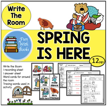 Preview of SPRING IS HERE WRITE THE ROOM