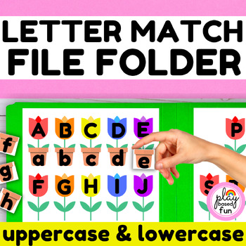 Preview of SPRING LETTER MATCH FILE FOLDER ACTIVITIES, FILE FOLDER GAMES, SPECIAL EDUCATION