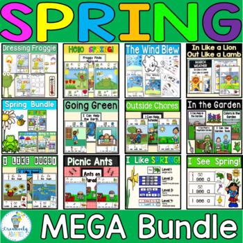 Preview of SPRING Mega Bundle Adapted Books