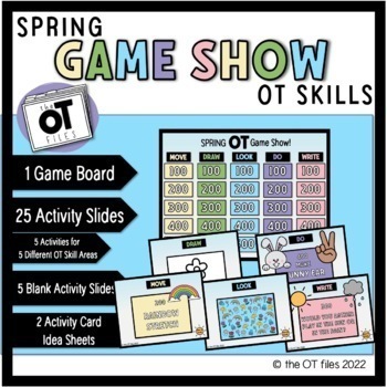 Preview of SPRING Occupational Therapy Game - DIGITAL Activity