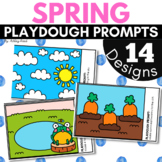 SPRING PLAYDOH Mats | Playdough Prompts