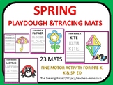 SPRING  PLAYDOUGH &TRACING MATS for pre-K, K, and Sp.Ed./f