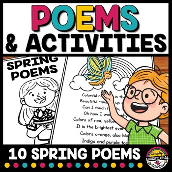 SPRING POEMS & ACTIVITIES JUNE POETRY UNIT 3RD 2ND 1ST GRADE FUN CENTER