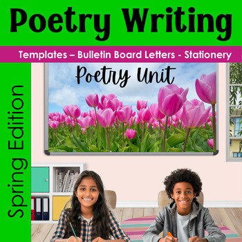 Preview of SPRING Poetry Writing Templates for Beginning Writers