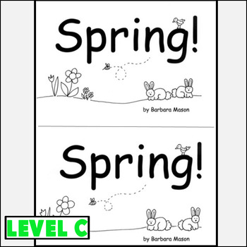 Spring Printable Book Guided Reading Level C D With Plans Non Fiction