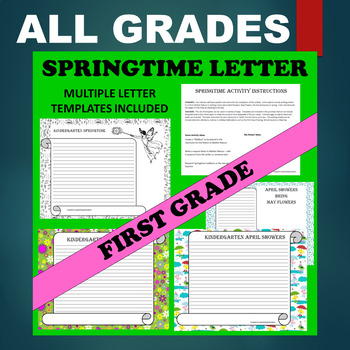 Preview of SPRING (SPRINGTIME) BUNDLE of Writing Activities - ALL GRADES