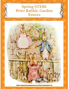 Preview of SPRING STEM Lesson (K-2)- Peter Rabbit, Garden Fences
