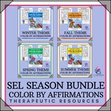 SPRING SUMMER FALL WINTER Counseling Color by Affirmations
