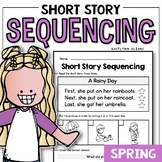 SPRING Sequencing Short Stories - Reading Pages for Beginn