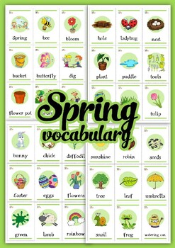 Preview of SPRING VOCABULARY