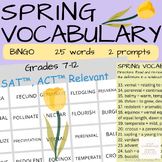 Middle-High School English>College Prep SPRING Vocabulary 
