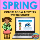 SPRING: WRITING COLORS BOOM CARDS