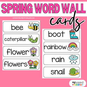 Image result for SPRING WORD WALL