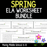 SPRING Worksheet BUNDLE (6 worksheets)
