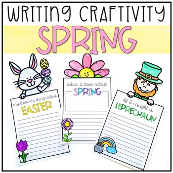 SPRING Writing Craftivity by Learning with Kiki | TpT