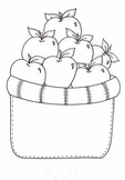 Basket of Apples printable