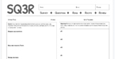 SQ3R Reading Comprehension Graphic Organizer