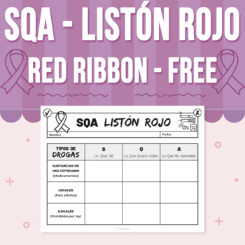 Preview of SQA Listón Rojo (Red Ribbon Week) | FREE