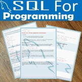 SQL complete Curriculum for programming and computer science