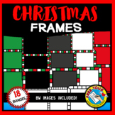 CHRISTMAS CLIPART FRAMES AND BORDERS (SQUARE SHAPE)