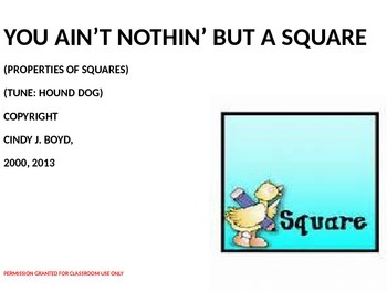 No No Square Song