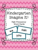 SRA Imagine It! Kindergarten High Frequency Word Cards