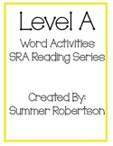 SRA Reading Series Word Activities Level A