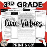 SS.3.CG.2.1: Civic Virtues - Civility Cooperation Voluntee