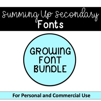 Preview of SS Font Bundle