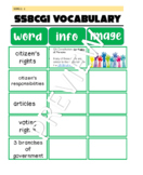 SS8CG1 Vocabulary Graphic Organizer