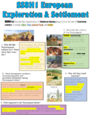 SS8H1 Early Georgians & Spanish Exploration DINB