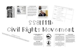 SS8H11 Civil Rights Movement Stations (with teacher notes 