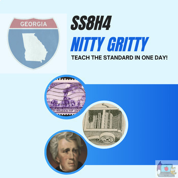 Preview of SS8H4 Nitty Gritty: Georgia Westward Expansion ~ 1 Day Mini Lecture ~ No prep!