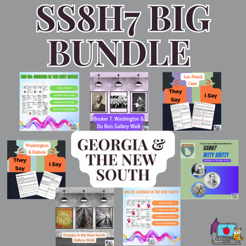 Preview of SS8H7 Big Bundle of Everything: Gallery Walks, Worksheets, Lecture, & Assessment