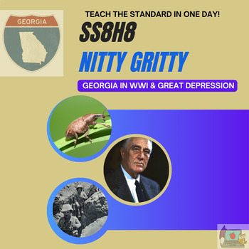 Preview of SS8H8 Nitty Gritty: Georgia, WWI, Depression ~ A 1 Day Mini Lecture