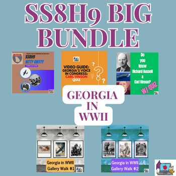 Preview of SS8H9 Big Bundle of Everything: Gallery Walks, Lecture, Video Guide~ No Prep!