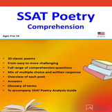 SSAT Poetry Comprehension Ages 9-14
