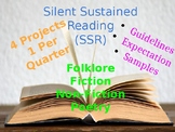 SSR Sustained Silent Reading Projects for Every Quarter! (