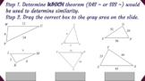 SSS and SAS Similarity Practice on Google Slides