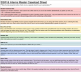 SSW (& Interns) Caseload Management Sheet