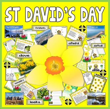 Preview of ST DAVID'S DAY TEACHING RESOURCES KS1-2 CELEBRATION TRADITIONS WALES DRAGON