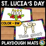 ST LUCIA DAY ACTIVITY PLAYDOUGH MATS WINTER HOLIDAYS AROUN