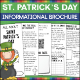 ST. PATRICK'S DAY Activity Informational Brochure Print + Digital