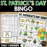 ST. PATRICK'S DAY BINGO Activity Game for Class Party or S
