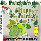 ST. PATRICK'S DAY CRAFTIVITY - WRITING - DISPLAY - GRATITU