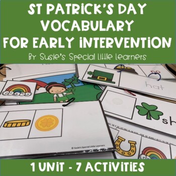 Preview of ST PATRICK'S DAY FOR PRESCHOOL SPECIAL ED AND SPEECH