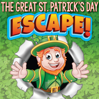 Preview of ST. PATRICK'S DAY Escape Room (Team Building Activities)
